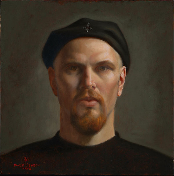 self portrait - oil on canvas